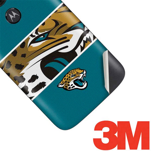 NFL Jacksonville Jaguars Zone Block Moto E5 Play Skin
